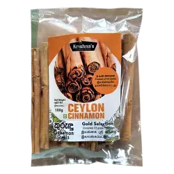 Krishna’s Ceylon Cinnamon Quills Gold Selection 100 g
